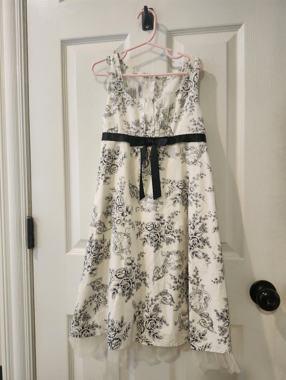Bonnie Jean Size 8 Toile Sleeveless Dress